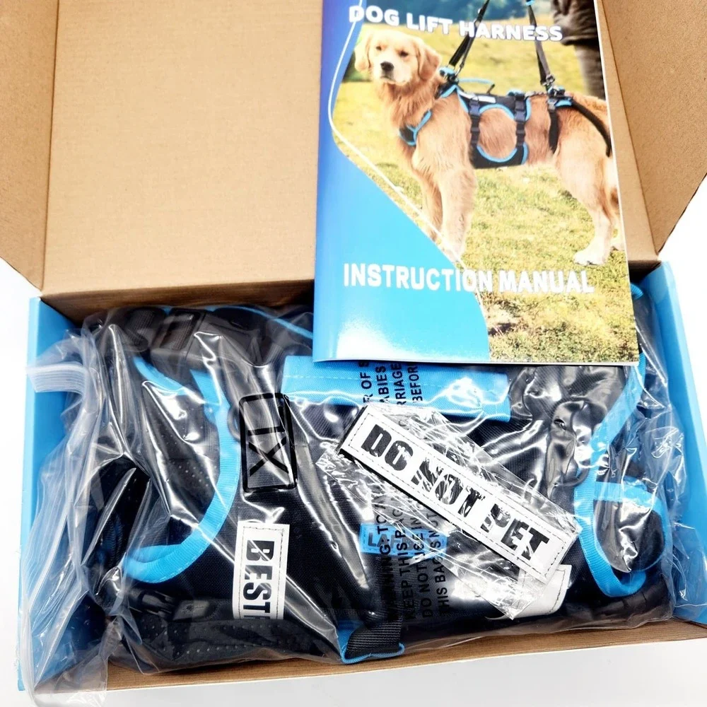 Dog Lift Harness X-Large 2-in-1 Full Body Sling Support for Large Male Dogs